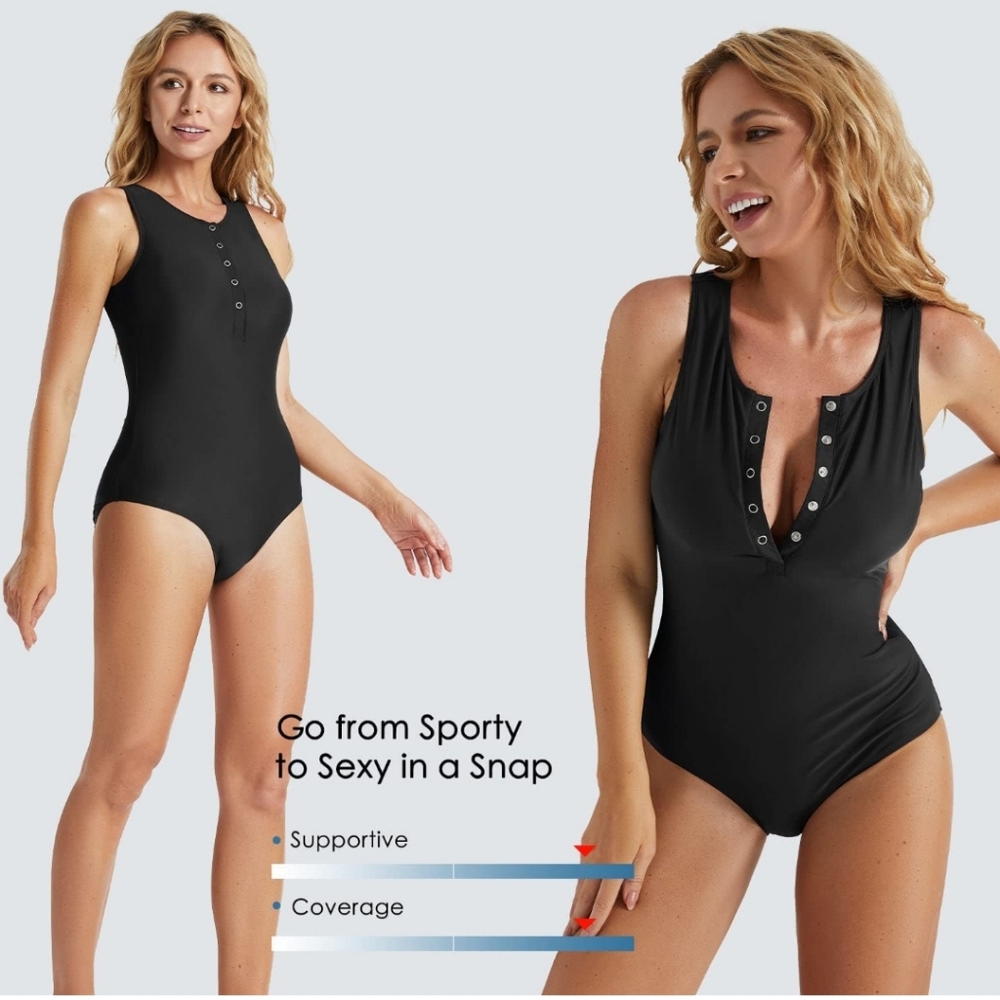 BALEAF Button Up One Piece